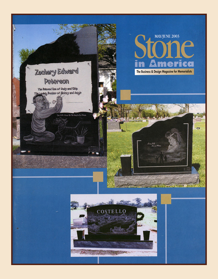 Roy Dixon Article Stone In America Magazine 2003 cover